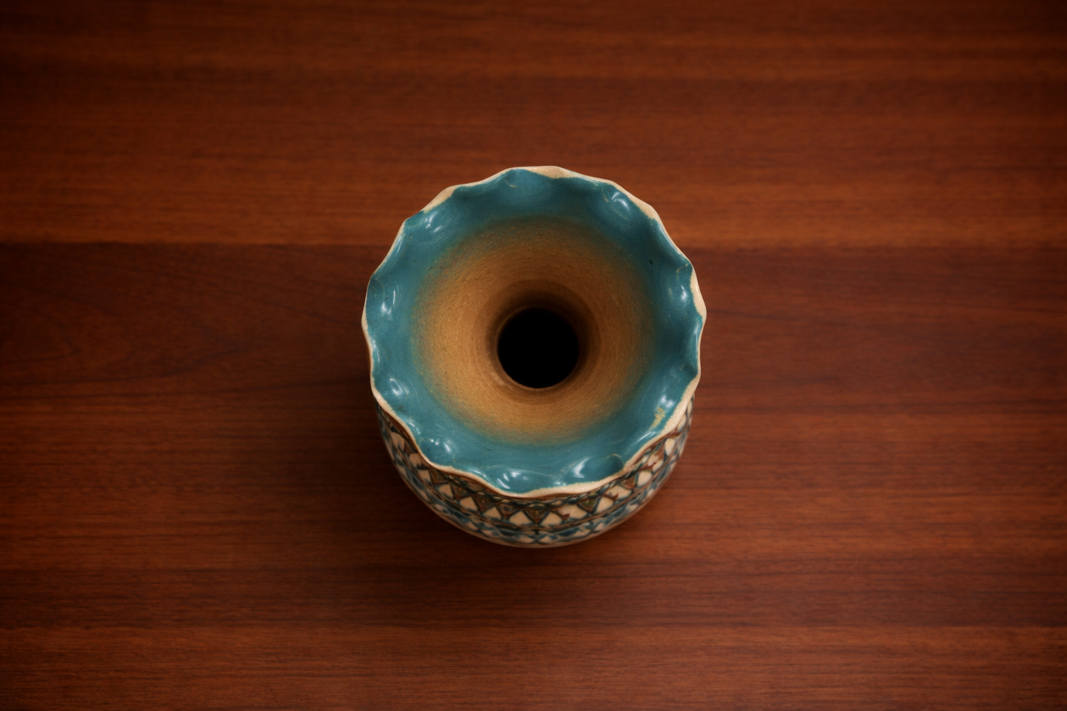 Enamel(Minakari)Pottery Vase - Image 2