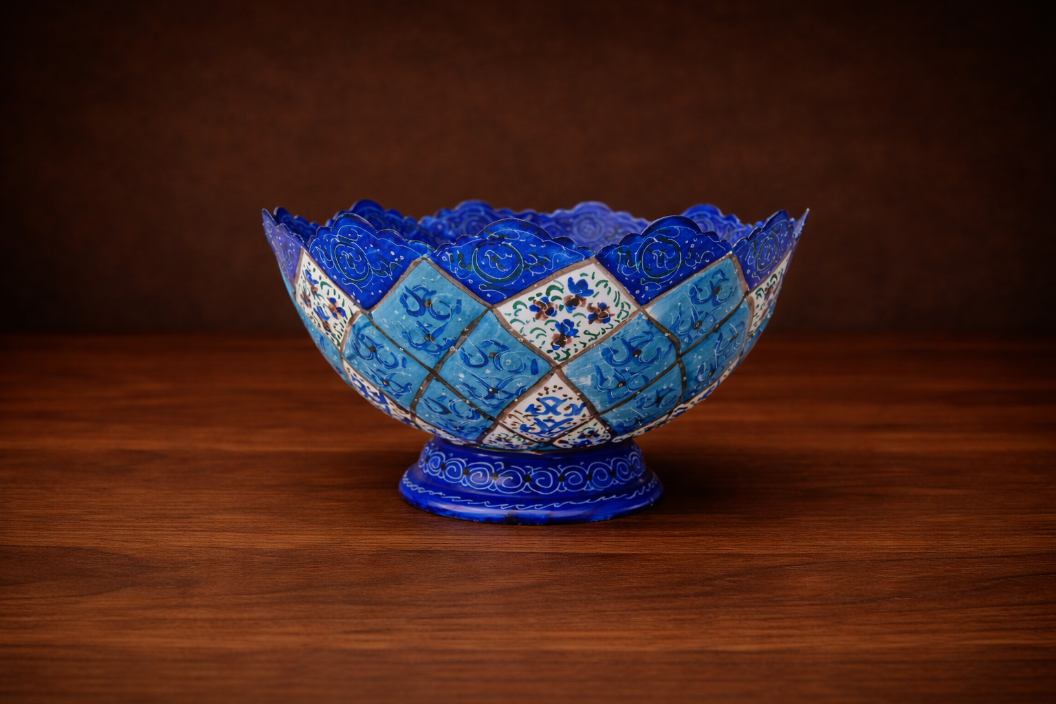 Blue Enamel (Minakari) Bowl