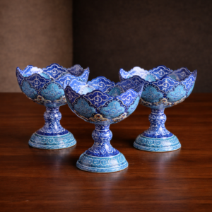 Enamel (Minakari) Pedestal Bowl