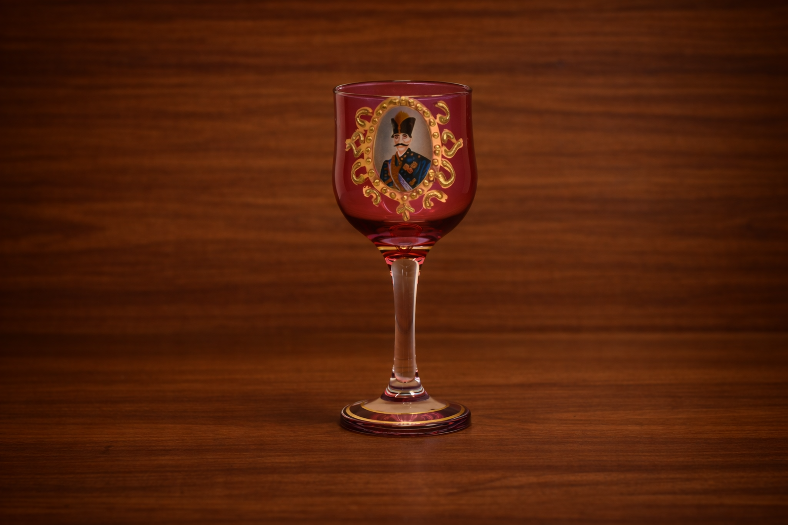 Qajar Style Ruby Wine Glasses - Image 2